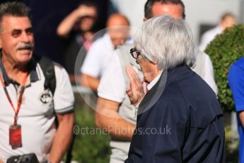 World © Octane Photographic Ltd. Flavio Briatori. Sunday 6th September 2015, F1 Italian GP Paddock, Monza, Italy. Digital Ref: 1417LB5D9001