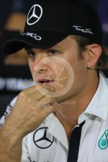 World © Octane Photographic Ltd. FIA Drivers’ Press Conference. Thursday 3rd September 2015, F1 Italian GP Press Conference, Monza, Italy. Nico Rosberg - Mercedes AMG Petronas. Digital Ref: 1401LB1D8267