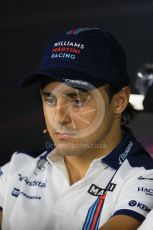 World © Octane Photographic Ltd. FIA Drivers’ Press Conference. Thursday 3rd September 2015, F1 Italian GP Press Conference, Monza, Italy. Felipe Massa – Williams Martini Racing. Digital Ref: 1401LB1D8278