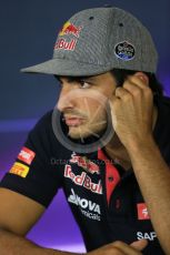 World © Octane Photographic Ltd. FIA Drivers’ Press Conference. Thursday 3rd September 2015, F1 Italian GP Press Conference, Monza, Italy. Daniel Ricciardo - Infiniti Red Bull Racing. Digital Ref: 1401LB1D8293