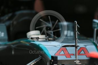 World © Octane Photographic Ltd. Mercedes AMG Petronas F1 W06 Hybrid – Lewis Hamilton. Thursday 3rd September 2015, F1 Italian GP Paddock, Monza, Italy. Digital Ref: 1400LB1D8118