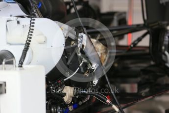 World © Octane Photographic Ltd. Williams Martini Racing FW37 side pod detail. Thursday 3rd September 2015, F1 Italian GP Paddock, Monza, Italy. Digital Ref: 1400LB1D8141