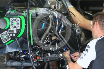 World © Octane Photographic Ltd. McLaren Honda MP4/30. Thursday 3rd September 2015, F1 Italian GP Paddock, Monza, Italy. Digital Ref: 1400LB1D8160