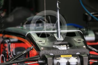 World © Octane Photographic Ltd. Sahara Force India VJM08B air sensors. Thursday 3rd September 2015, F1 Italian GP Paddock, Monza, Italy. Digital Ref: 1400LB1D8167