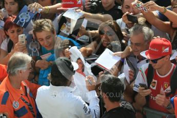 World © Octane Photographic Ltd. McLaren Honda MP4/30 – Fernando Alonso. Thursday 3rd September 2015, F1 Italian GP Fans' pit walk, Monza, Italy. Digital Ref: 1400LB5D8178