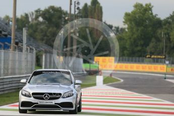 World © Octane Photographic Ltd. Mercedes Race Control car. Friday 4th September 2015, F1 Italian GP Pitlane, Monza, Italy. Digital Ref: 1404LB1D8513