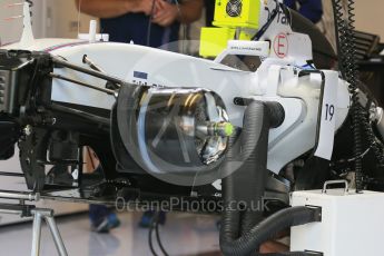 World © Octane Photographic Ltd. Williams Martini Racing FW37 fron brakes – Felipe Massa. Friday 4th September 2015, F1 Italian GP Pitlane, Monza, Italy. Digital Ref: 1404LB1D8569