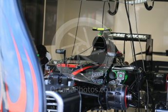 World © Octane Photographic Ltd. McLaren Honda MP4/30 - Jenson Button. Friday 4th September 2015, F1 Italian GP Pitlane, Monza, Italy. Digital Ref: 1404LB1D8580