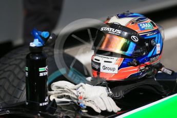 World © Octane Photographic Ltd. Friday 4th September 2015. Status Grand Prix – Richie Stanaway. GP2 Practice, Monza, Italy. Digital Ref. : 1406LB1D9062