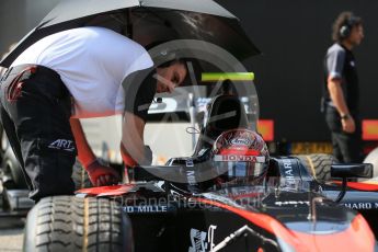 World © Octane Photographic Ltd. Friday 4th September 2015. ART Grand Prix – Nobuharu Matsushita. GP2 Practice, Monza, Italy. Digital Ref. : 1406LB1D9090