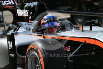 World © Octane Photographic Ltd. Friday 4th September 2015. Hilmer Motorsport – Simon Trummer. GP2 Practice, Monza, Italy. Digital Ref. : 1406LB1D9122