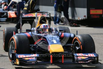 World © Octane Photographic Ltd. Friday 4th September 2015. DAMS – Pierre Gasly. GP2 Practice, Monza, Italy. Digital Ref. : 1406LB1D9141