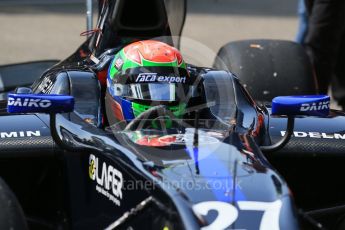 World © Octane Photographic Ltd. Friday 4th September 2015. Daiko Team Lazarus– Sergio Canamasas. GP2 Practice, Monza, Italy. Digital Ref. : 1406LB1D9161