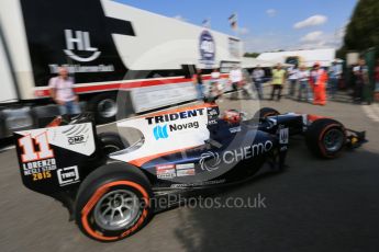 World © Octane Photographic Ltd. Friday 4th September 2015. Trident – Raffaele Marciello. GP2 Practice, Monza, Italy. Digital Ref. : 1406LB5D8258