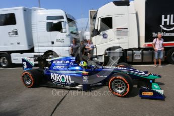 World © Octane Photographic Ltd. Friday 4th September 2015. Carlin – Julian Leal. GP2 Practice, Monza, Italy. Digital Ref. : 1406LB5D8270