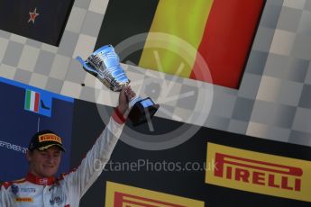 World © Octane Photographic Ltd. Sunday 6th September 2015. Campos Racing – Arthur Pic (2nd). GP2 Race 2, Monza, Italy. Digital Ref. : 1416LB1D2450