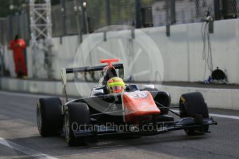 World © Octane Photographic Ltd. Friday 4th September 2015. Trident – Amaury Bonduel. GP3 Practice - Monza, Italy. Digital Ref. : 1410LB1D0193