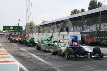 World © Octane Photographic Ltd. Friday 4th September 2015. Carlin – Mitchell Gilbert. GP3 Practice - Monza, Italy. Digital Ref. : 1410LB5D8428