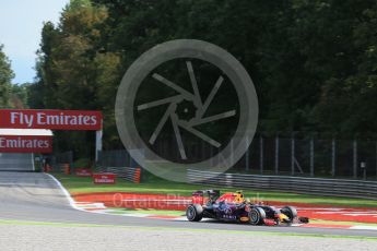 World © Octane Photographic Ltd. Infiniti Red Bull Racing RB11 – Daniil Kvyat. Friday 4th September 2015, F1 Italian GP Practice 1, Monza, Italy. Digital Ref: 1405LB1D8695