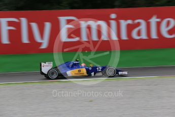 World © Octane Photographic Ltd. Sauber F1 Team C34-Ferrari – Felipe Nasr. Friday 4th September 2015, F1 Italian GP Practice 1, Monza, Italy. Digital Ref: 1405LB1D8762