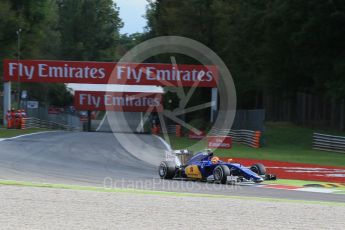 World © Octane Photographic Ltd. Sauber F1 Team C34-Ferrari – Felipe Nasr. Friday 4th September 2015, F1 Italian GP Practice 1, Monza, Italy. Digital Ref: 1405LB1D8814