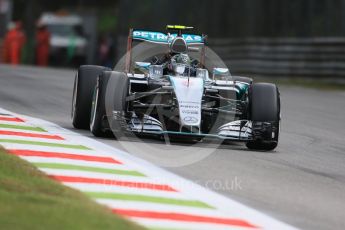 World © Octane Photographic Ltd. Mercedes AMG Petronas F1 W06 Hybrid – Nico Rosberg. Friday 4th September 2015, F1 Italian GP Practice 1, Monza, Italy. Digital Ref: 1405LB7D5561