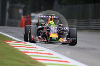 World © Octane Photographic Ltd. Infiniti Red Bull Racing RB11 – Daniel Ricciardo. Friday 4th September 2015, F1 Italian GP Practice 1, Monza, Italy. Digital Ref: 1405LB7D5597