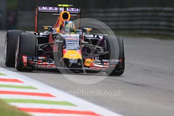 World © Octane Photographic Ltd. Infiniti Red Bull Racing RB11 – Daniil Kvyat. Friday 4th September 2015, F1 Italian GP Practice 1, Monza, Italy. Digital Ref: 1405LB7D5855