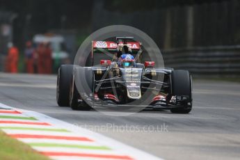 World © Octane Photographic Ltd. Lotus F1 Team E23 Hybrid Reserve Driver – Jolyon Palmer. Friday 4th September 2015, F1 Italian GP Practice 1, Monza, Italy. Digital Ref: 1405LB7D6040