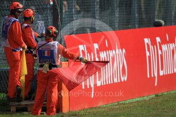 World © Octane Photographic Ltd. Red flag. Friday 4th September 2015, F1 Italian GP Practice 1, Monza, Italy. Digital Ref: 1405LB7D6274