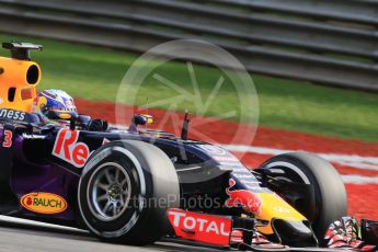 World © Octane Photographic Ltd. Infiniti Red Bull Racing RB11 – Daniel Ricciardo. Friday 4th September 2015, F1 Italian GP Practice 1, Monza, Italy. Digital Ref: 1405LB7D6291