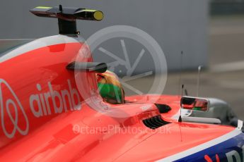 World © Octane Photographic Ltd. Manor Marussia F1 Team MR03B – Roberto Merhi. Friday 4th September 2015, F1 Italian GP Practice 2, Monza, Italy. Digital Ref: 1407LB1D9234