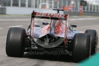 World © Octane Photographic Ltd. Scuderia Toro Rosso STR10 – Max Verstappen. Friday 4th September 2015, F1 Italian GP Practice 2, Monza, Italy. Digital Ref: 1407LB1D9288