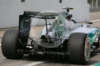 World © Octane Photographic Ltd. Mercedes AMG Petronas F1 W06 Hybrid – Nico Rosberg. Friday 4th September 2015, F1 Italian GP Practice 2, Monza, Italy. Digital Ref: 1407LB1D9343