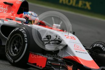 World © Octane Photographic Ltd. Manor Marussia F1 Team MR03B – William Stevens. Friday 4th September 2015, F1 Italian GP Practice 2, Monza, Italy. Digital Ref: 1407LB1D9383