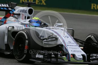 World © Octane Photographic Ltd. Williams Martini Racing FW37 – Felipe Massa. Friday 4th September 2015, F1 Italian GP Practice 2, Monza, Italy. Digital Ref: 1407LB1D9388
