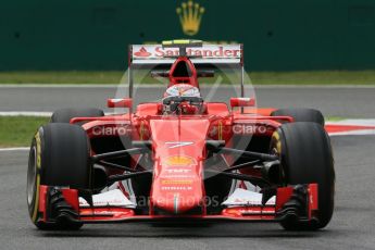 World © Octane Photographic Ltd. Scuderia Ferrari SF15-T– Kimi Raikkonen. Friday 4th September 2015, F1 Italian GP Practice 2, Monza, Italy. Digital Ref: 1407LB1D9394