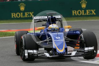 World © Octane Photographic Ltd. Sauber F1 Team C34-Ferrari – Marcus Ericsson. Friday 4th September 2015, F1 Italian GP Practice 2, Monza, Italy. Digital Ref: 1407LB1D9428