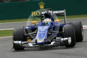 World © Octane Photographic Ltd. Sauber F1 Team C34-Ferrari – Marcus Ericsson. Friday 4th September 2015, F1 Italian GP Practice 2, Monza, Italy. Digital Ref: 1407LB1D9487