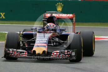 World © Octane Photographic Ltd. Scuderia Toro Rosso STR10 – Max Verstappen. Friday 4th September 2015, F1 Italian GP Practice 2, Monza, Italy. Digital Ref: 1407LB1D9548