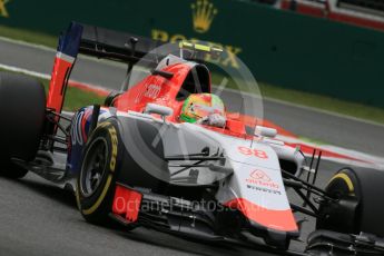 World © Octane Photographic Ltd. Manor Marussia F1 Team MR03B – Roberto Merhi. Friday 4th September 2015, F1 Italian GP Practice 2, Monza, Italy. Digital Ref: 1407LB1D9666