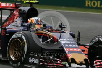 World © Octane Photographic Ltd. Scuderia Toro Rosso STR10 – Carlos Sainz Jnr. Friday 4th September 2015, F1 Italian GP Practice 2, Monza, Italy. Digital Ref: 1407LB1D9782