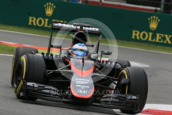 World © Octane Photographic Ltd. McLaren Honda MP4/30 – Fernando Alonso. Friday 4th September 2015, F1 Italian GP Practice 2, Monza, Italy. Digital Ref: 1407LB1D9819