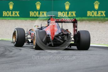 World © Octane Photographic Ltd. Scuderia Toro Rosso STR10 – Carlos Sainz Jnr. Friday 4th September 2015, F1 Italian GP Practice 2, Monza, Italy. Digital Ref: 1407LB1D9935