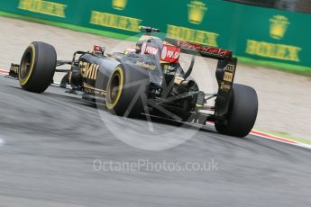 World © Octane Photographic Ltd. Lotus F1 Team E23 Hybrid – Pastor Maldonado. Friday 4th September 2015, F1 Italian GP Practice 2, Monza, Italy. Digital Ref: 1407LB1D9953