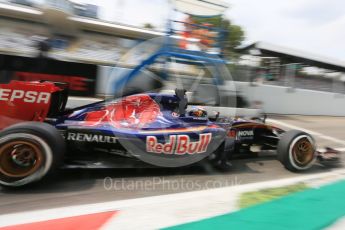 World © Octane Photographic Ltd. Scuderia Toro Rosso STR10 – Max Verstappen. Friday 4th September 2015, F1 Italian GP Practice 2, Monza, Italy. Digital Ref: 1407LB5D8361