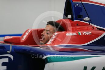 World © Octane Photographic Ltd. Thursday 3rd September 2015. Carlin – Antonio Fuoco. GP3 Paddock - Monza, Italy. Digital Ref. : 1402LB1D8493