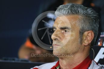 World © Octane Photographic Ltd. FIA Team Personnel Press Conference. Friday 4th September 2015, F1 Italian GP Press Conference, Monza, Italy. Maurizio Arrizabene – Scuderia Ferrari Team Principle. Digital Ref: 1408LB1D0058