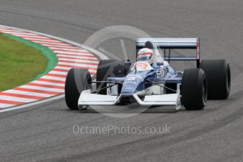 World © Octane Photographic Ltd. Sunday 27th September 2015, F1 Japanese Grand Prix, F1 Legends Demonstation Laps, Suzuka. Tyrrell 019 - Satoru Nakajima. Digital Ref: