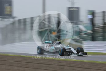 World © Octane Photographic Ltd. Mercedes AMG Petronas F1 W06 Hybrid – Nico Rosberg. Friday 25th September 2015, F1 Japanese Grand Prix, Practice 1, Suzuka. Digital Ref: